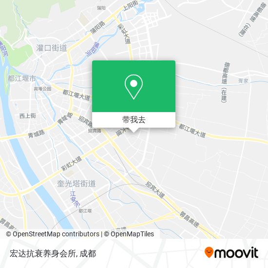 宏达抗衰养身会所地图