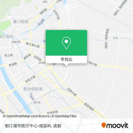 都江堰市医疗中心-感染科地图