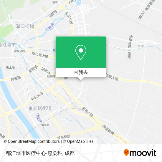 都江堰市医疗中心-感染科地图