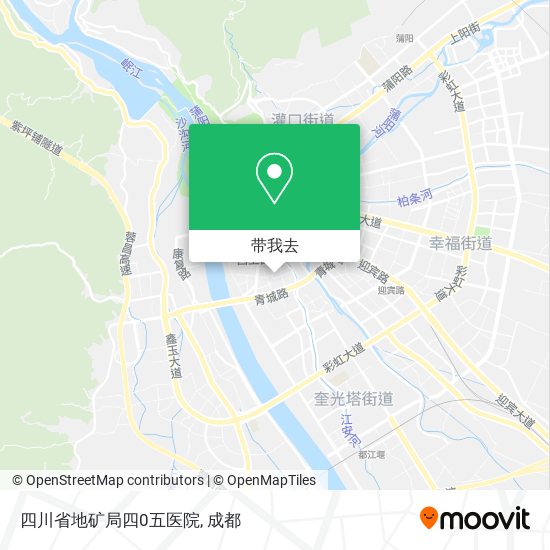 四川省地矿局四0五医院地图