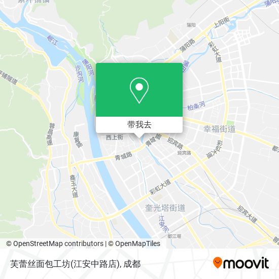 芙蕾丝面包工坊(江安中路店)地图