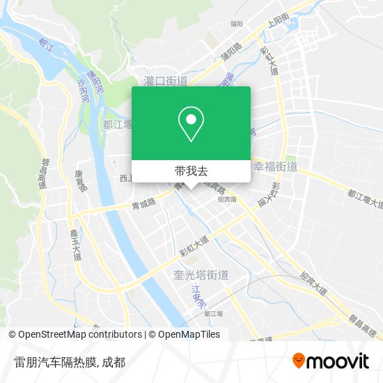 雷朋汽车隔热膜地图