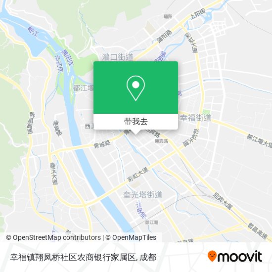 幸福镇翔凤桥社区农商银行家属区地图