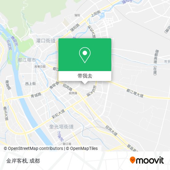 金岸客栈地图