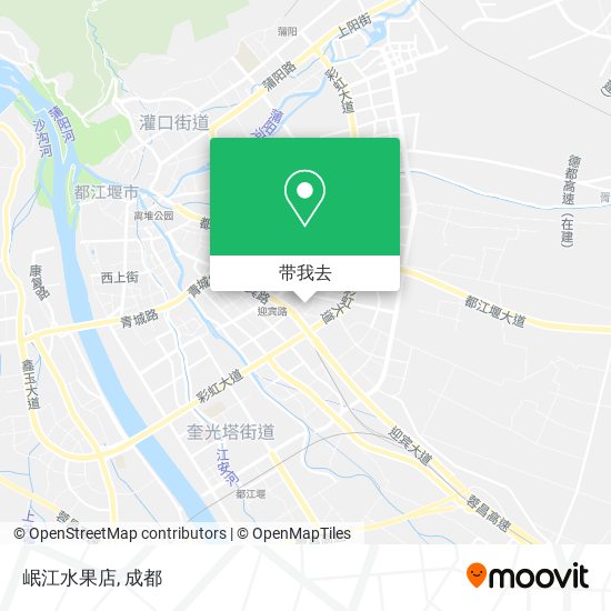 岷江水果店地图