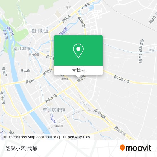 隆兴小区地图