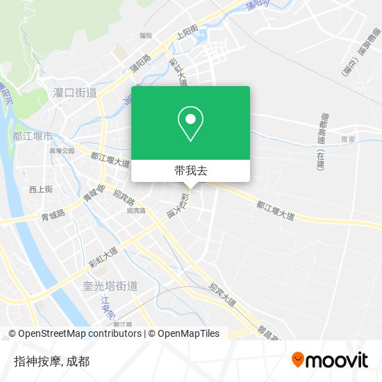 指神按摩地图