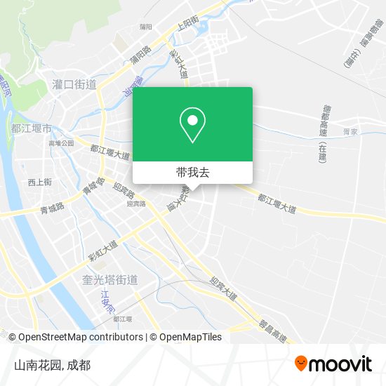 山南花园地图