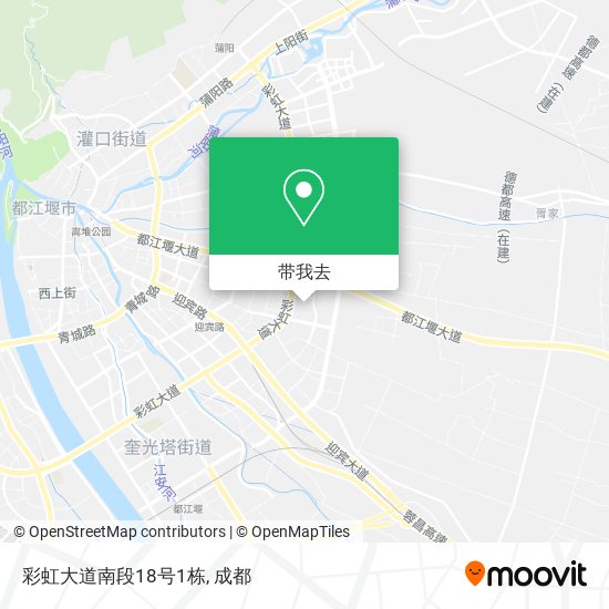 彩虹大道南段18号1栋地图