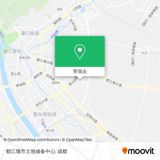 都江堰市土地储备中心地图