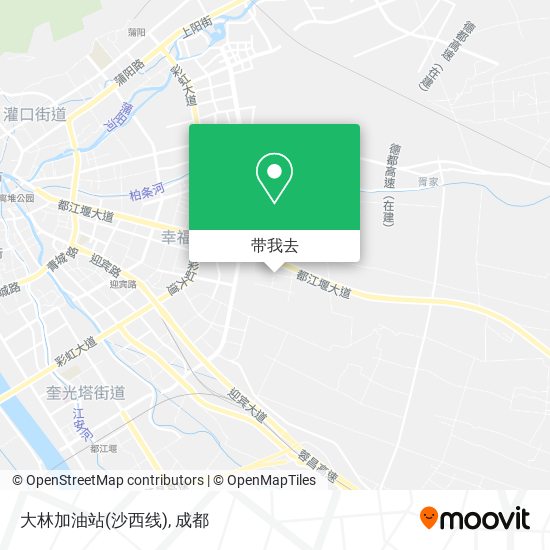 大林加油站(沙西线)地图