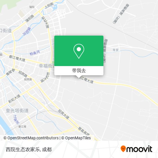 西院生态农家乐地图
