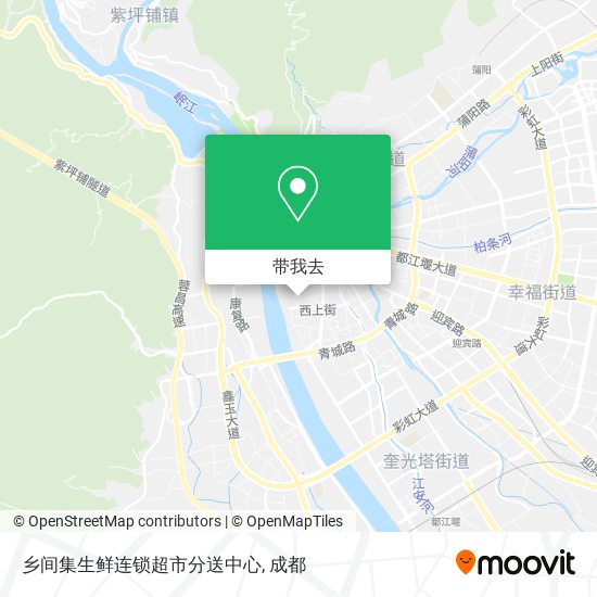 乡间集生鲜连锁超市分送中心地图