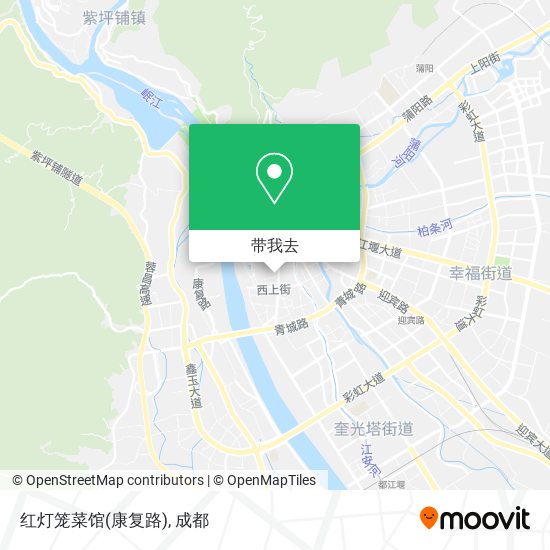 红灯笼菜馆(康复路)地图