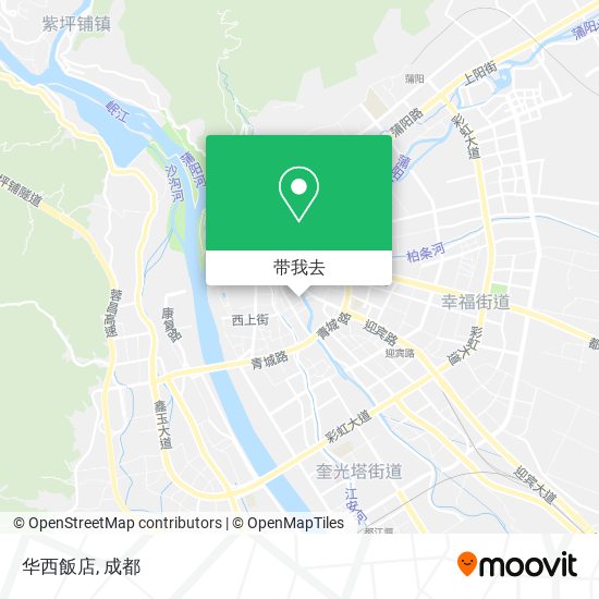 华西飯店地图