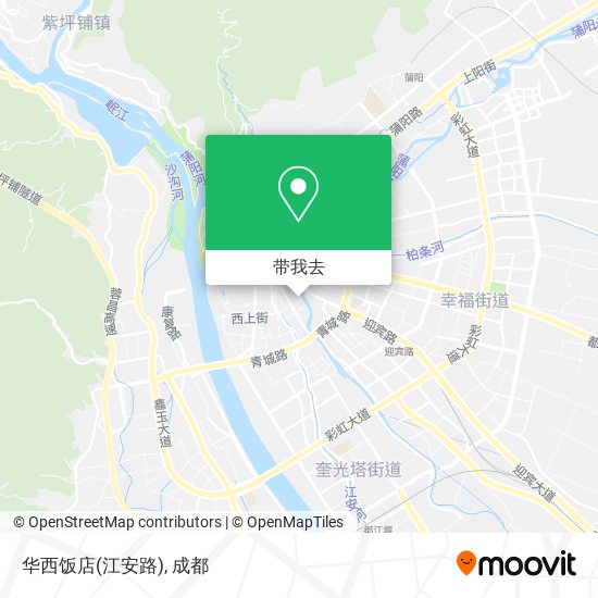 华西饭店(江安路)地图