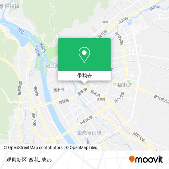 观凤新区-西苑地图