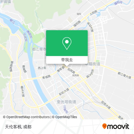 天伦客栈地图