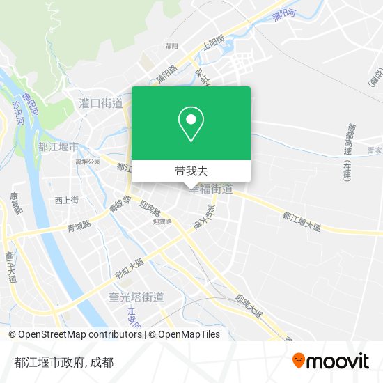 都江堰市政府地图