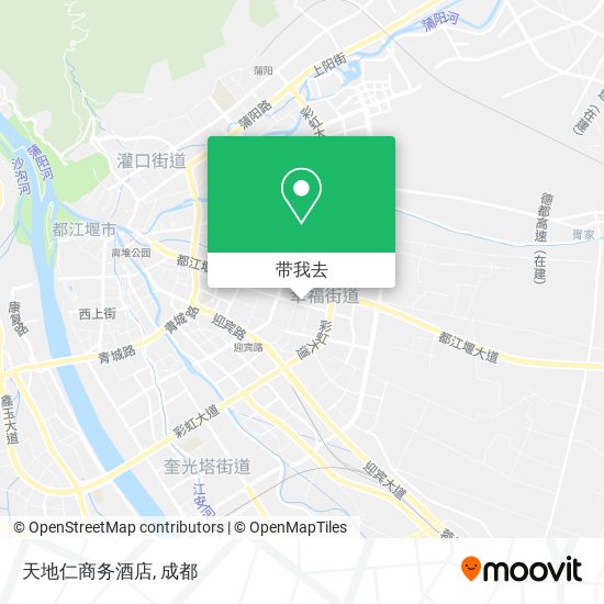 天地仁商务酒店地图