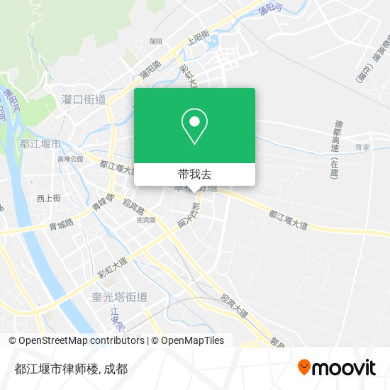 都江堰市律师楼地图