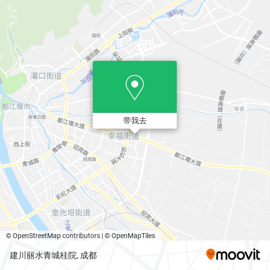 建川丽水青城桂院地图