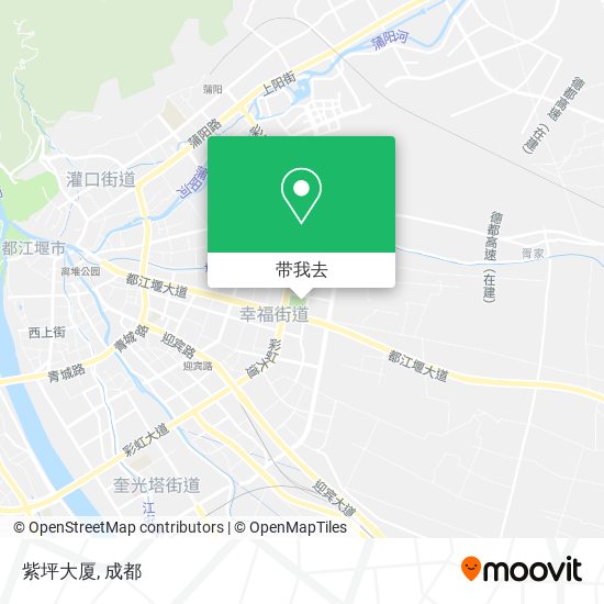紫坪大厦地图