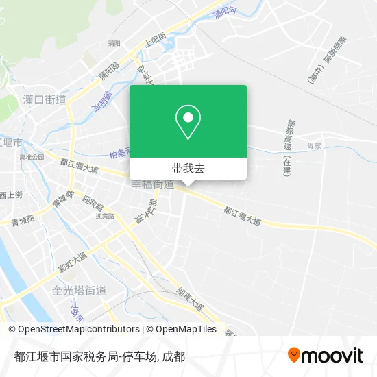 都江堰市国家税务局-停车场地图