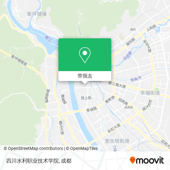 四川水利职业技术学院地图
