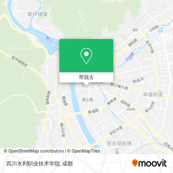 四川水利职业技术学院地图
