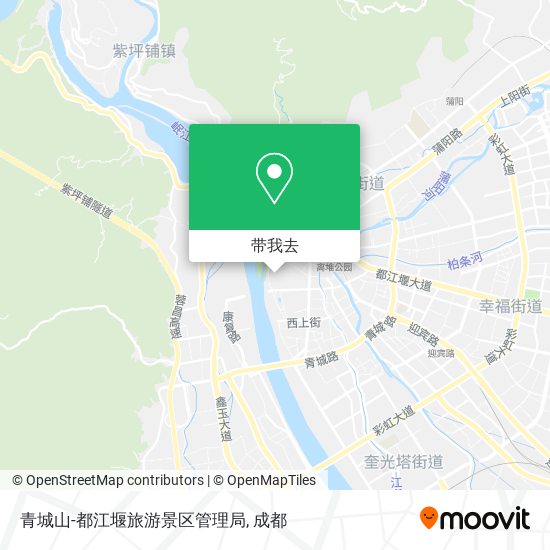 青城山-都江堰旅游景区管理局地图