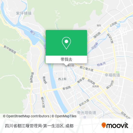 四川省都江堰管理局-第一生活区地图