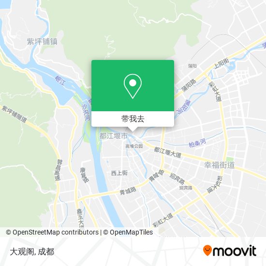 大观阁地图
