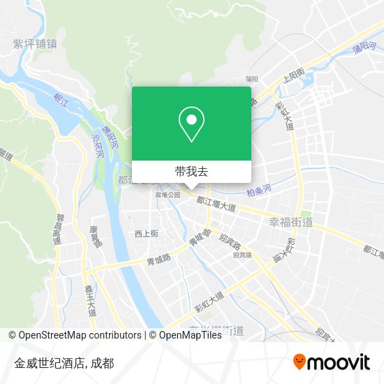金威世纪酒店地图