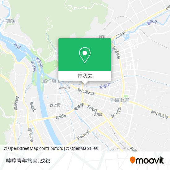 哇噻青年旅舍地图
