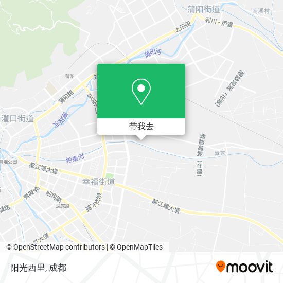 阳光西里地图