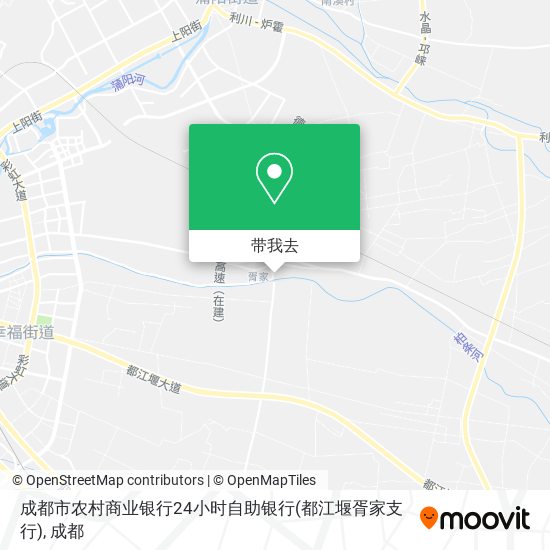 成都市农村商业银行24小时自助银行(都江堰胥家支行)地图