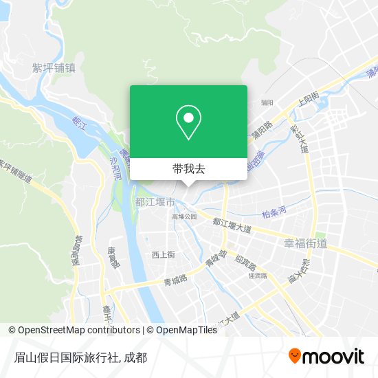 眉山假日国际旅行社地图