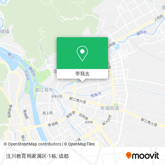汶川教育局家属区-1栋地图
