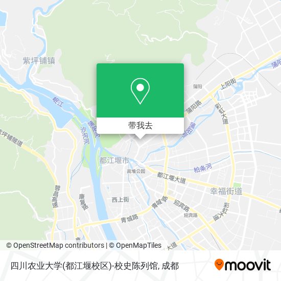 四川农业大学(都江堰校区)-校史陈列馆地图