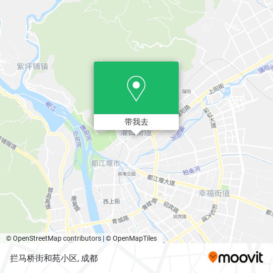 拦马桥街和苑小区地图