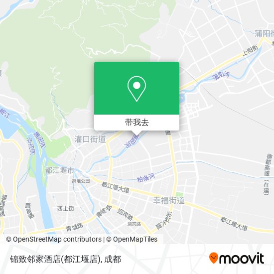 锦致邻家酒店(都江堰店)地图