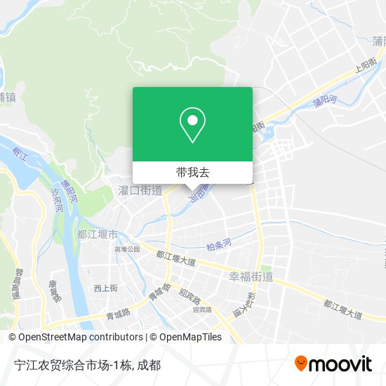 宁江农贸综合市场-1栋地图