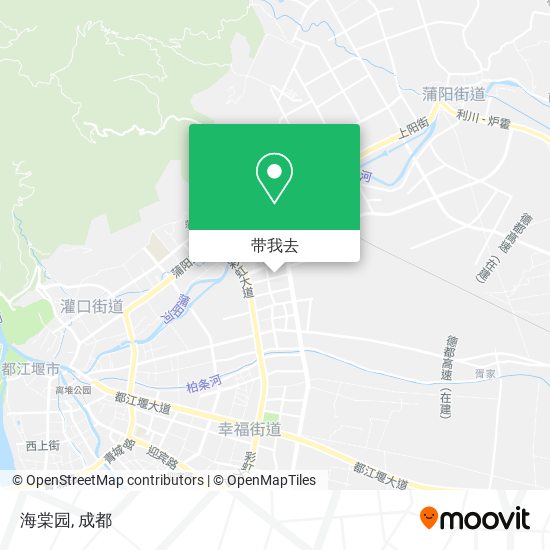 海棠园地图