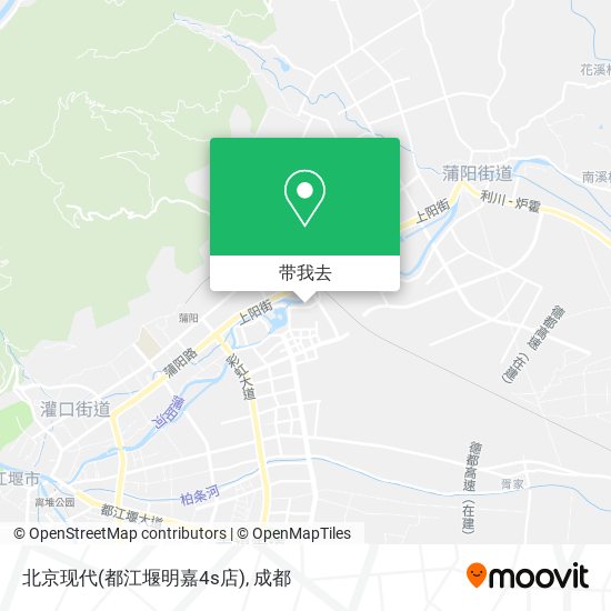 北京现代(都江堰明嘉4s店)地图