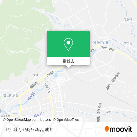 都江堰万都商务酒店地图