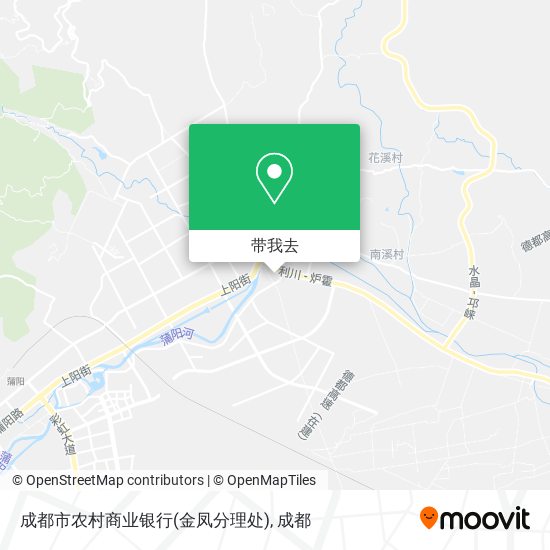 成都市农村商业银行(金凤分理处)地图