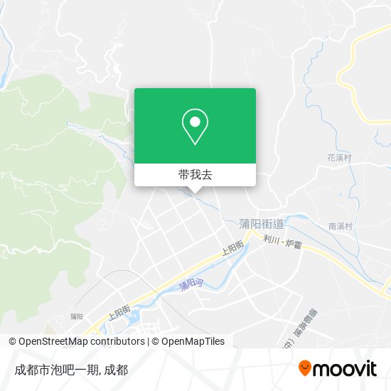 成都市泡吧一期地图