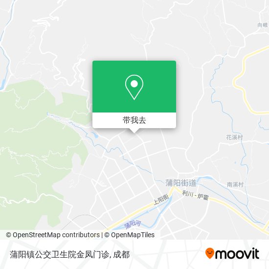 蒲阳镇公交卫生院金凤门诊地图