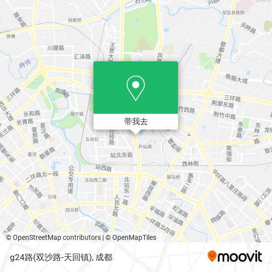 g24路(双沙路-天回镇)地图